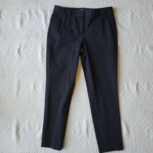 Theory Straight Leg Cotton Blend Business  Trouser Pant